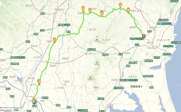 茨城栃木道の駅７ヶ所巡り